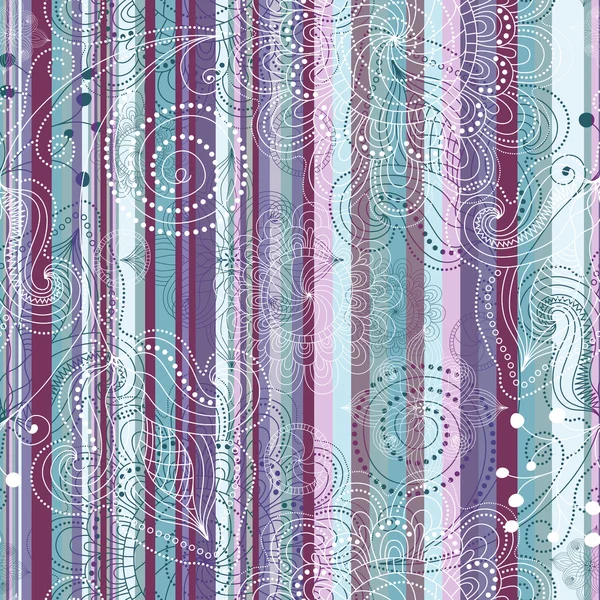 Seamless striped vintage pattern — Stock Vector