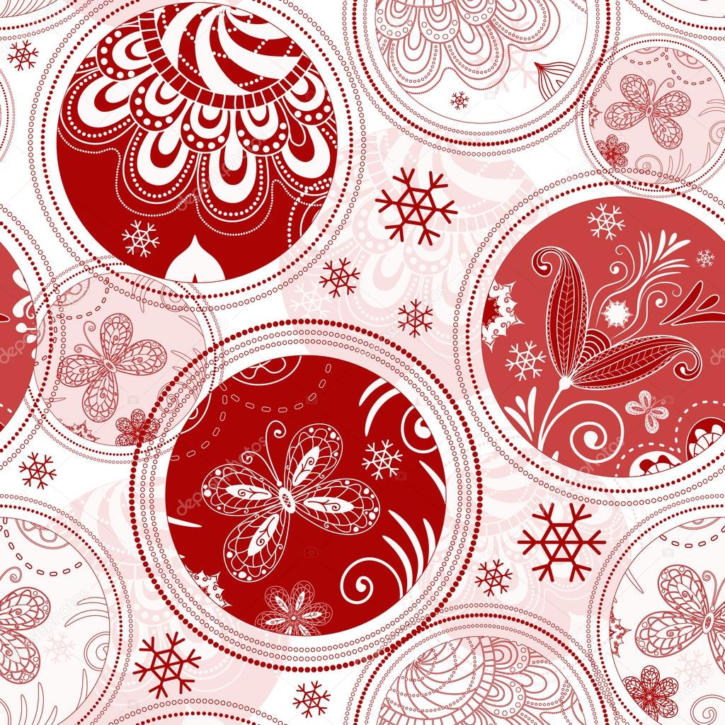 Seamless Christmas pattern — Stock Vector © OlgaDrozd #13426344