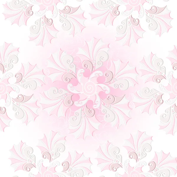 Zentrisches rosafarbenes nahtloses Muster — Stockvektor