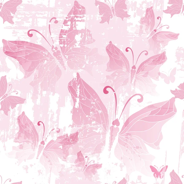 Varrat nélküli rózsaszín grunge minta — Stock Vector