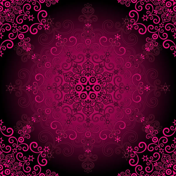 Seamless purple vintage pattern — Stock Vector