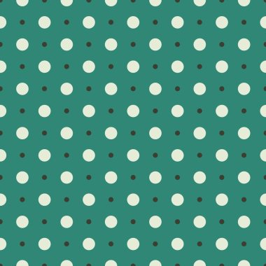 Dikişsiz yeşil vintage desen