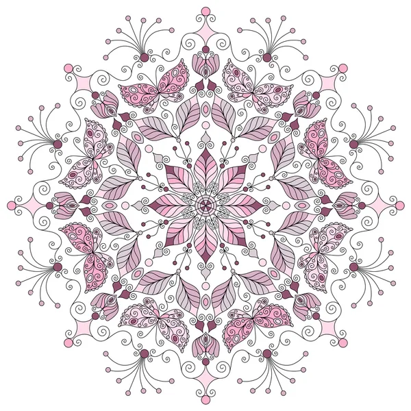 Motif rond pastel — Image vectorielle