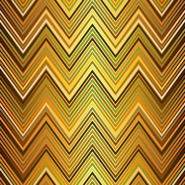 Modèle de zigzag en or sans couture — Image vectorielle