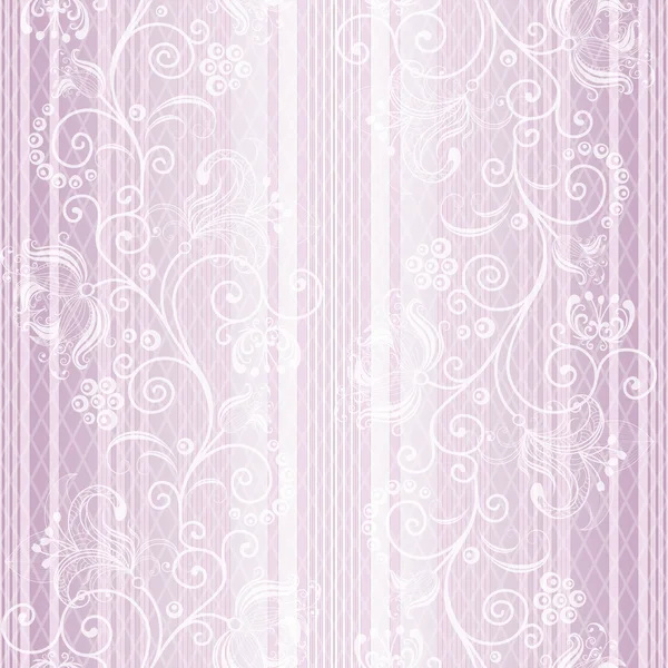 Motif doux rayé pastel sans couture — Image vectorielle