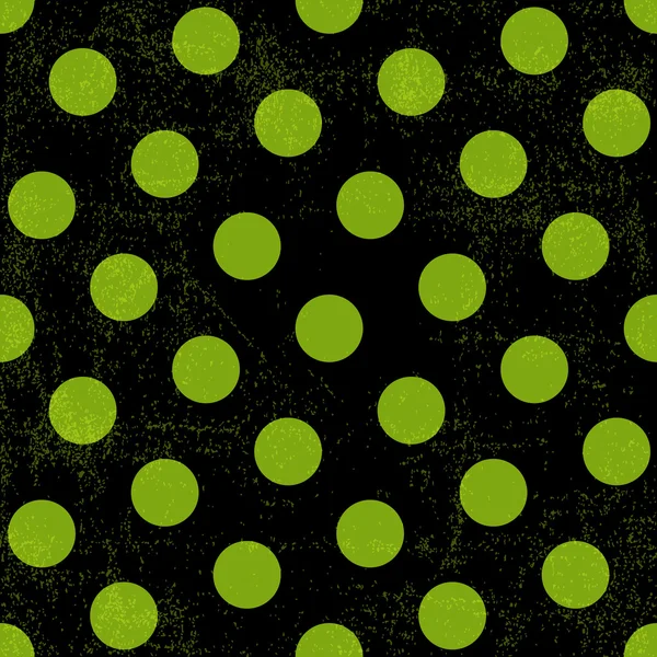 Dikişsiz grungy siyah-yeşil desen — Stok Vektör