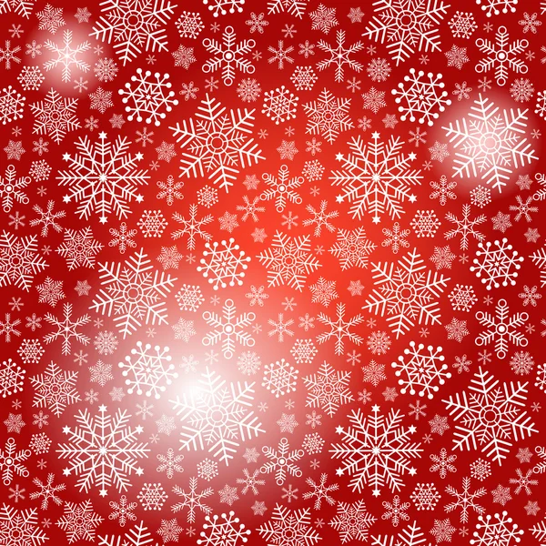 Patrón de Navidad rojo sin costuras — Vector de stock