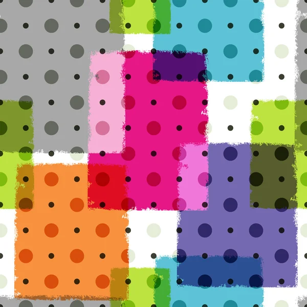 Bezešvé výstřední barevný vzor — Stockový vektor