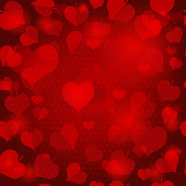 Kırmızı valentine seamless modeli