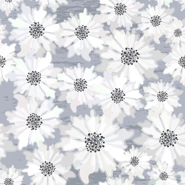 Sömlös blommor våren mönster — Stock vektor