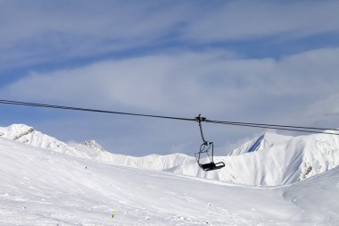 Kayak merkezinde sandalye kaldırma