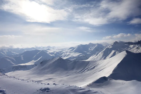 Vue de pente hors piste — Photo