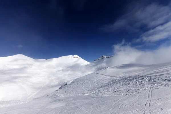 Ski slopes — Stock Photo, Image