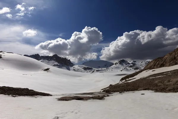 Snow plateau — Stock Photo, Image