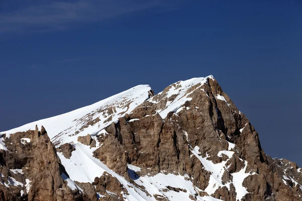 Oben auf den Bergen im schönen Tag — Stockfoto