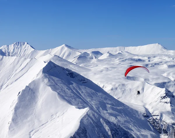 Velocità in sella in alta montagna — Foto Stock