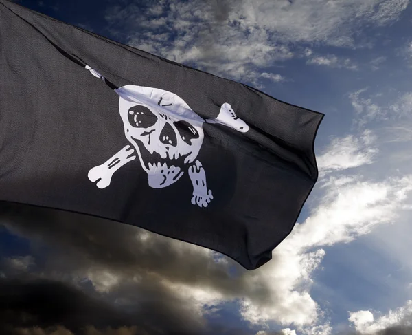 Jolly Roger (korsan bayrağı) — Stok fotoğraf