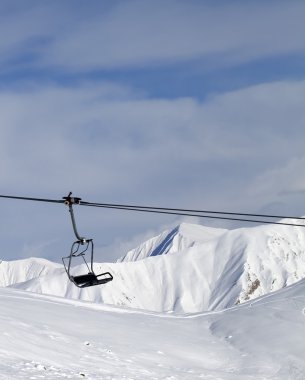 Kayak merkezinde sandalye kaldırma