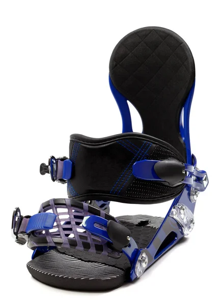 Snowboard Binding Geïsoleerd Witte Achtergrond — Stockfoto