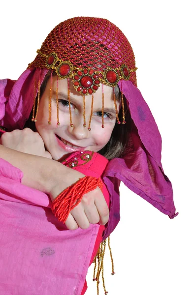 Portrait of playful girl — Stock Photo, Image