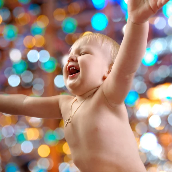 Retrato de um bebê feliz — Fotografia de Stock