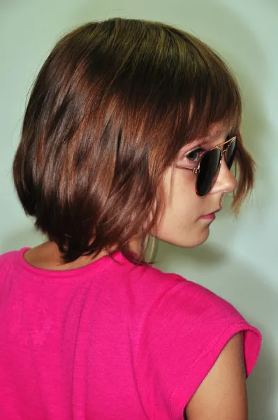 Child wearing glasses — Stock Photo, Image