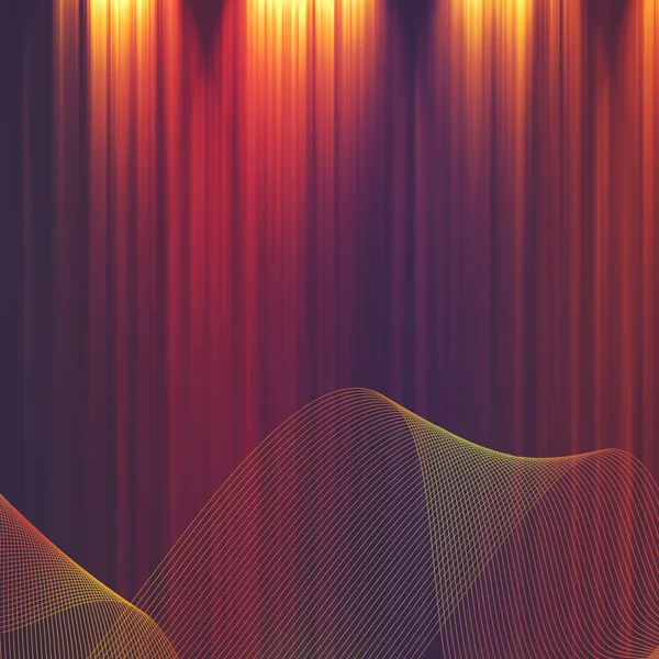 Абстрактные светящиеся полосатые фоны для Вашего дизайна — стоковое фото