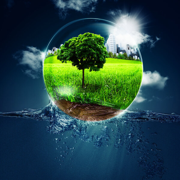 Абстрактный экологический фон для вашего дизайна
