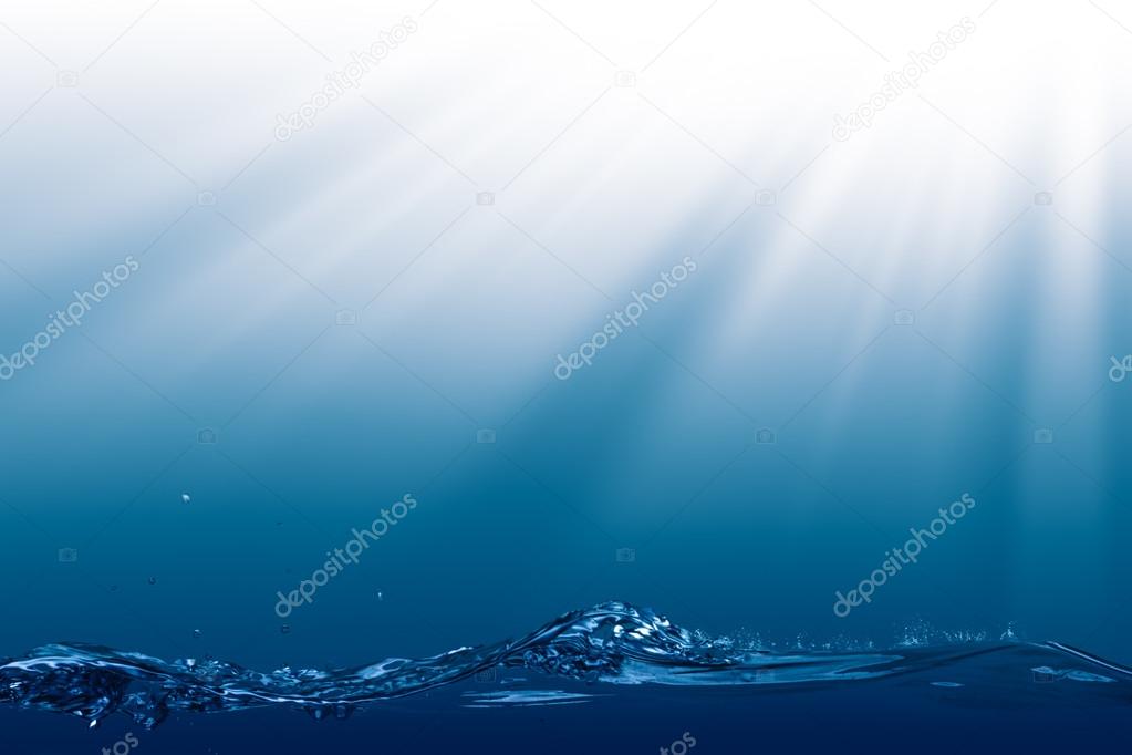 Deep Ocean, abstract environmental backgrounds with copyspace
