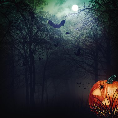 tasarımınız için halloween arka