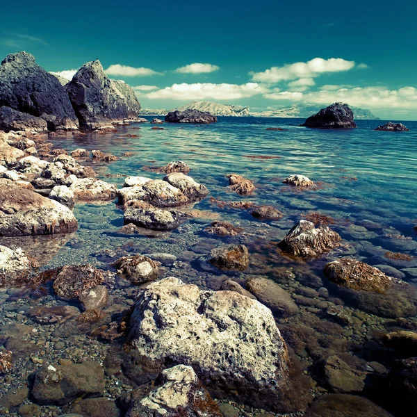Dia no mar, paisagem natural para o seu projeto — Fotografia de Stock