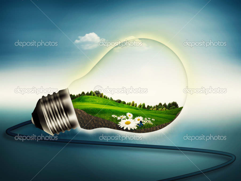 Eco Energy, abstract bower and eco backgrounds