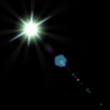 soyut ışıkları, güneş ve tasarımınız için Festival arka planlar