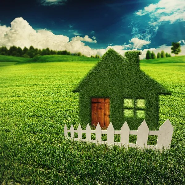 Eco House, abstract eco backgrounds — Stock Photo, Image