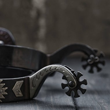 Batı hayatı. Tasarımın için kovboy arkaplanı