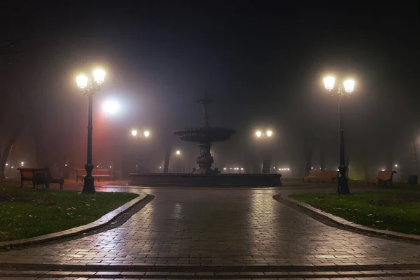 Ukraina Kijów Mariinsky Park Fontanna Zbudowana Pod Koniec Wieku — Zdjęcie stockowe