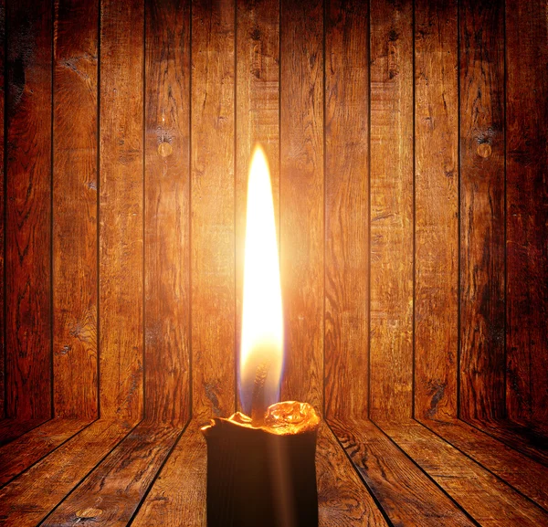 Burning candle — Stock Photo, Image