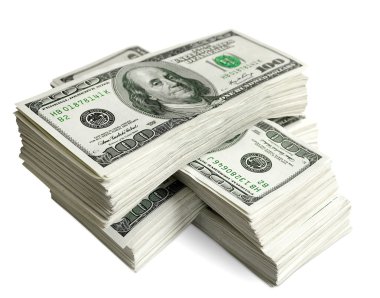Yığınla Amerikan doları.