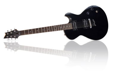 Siyah elektro gitar