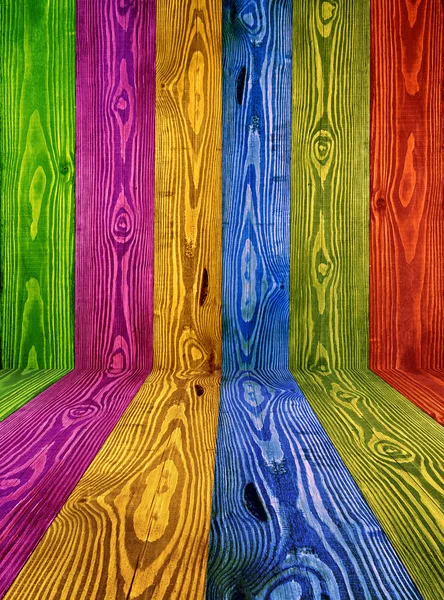 Farbe Holz — Stockfoto