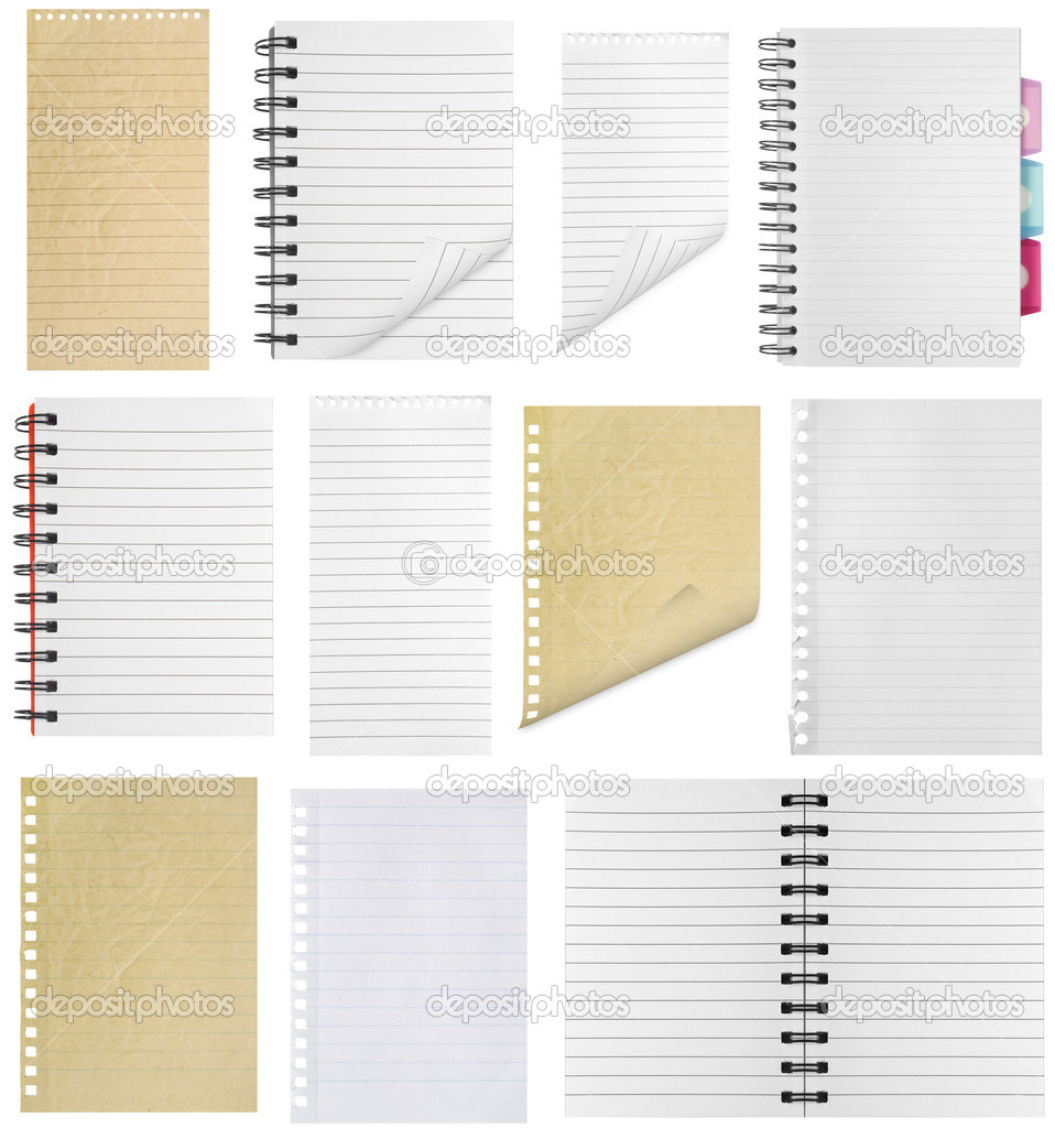 Paper spiral notebooks