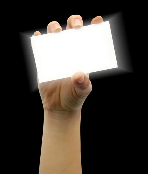 Card blank — Stock Photo, Image