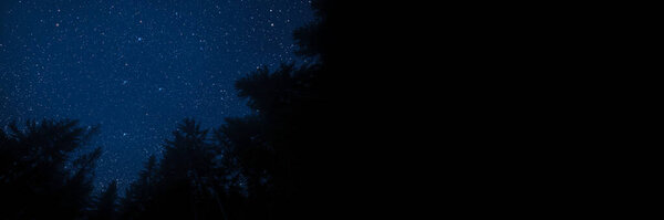 The moon shines over the manger of christmas of Jesus Christ.