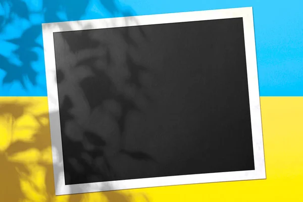 Ukraina Flagga Väggen — Stockfoto