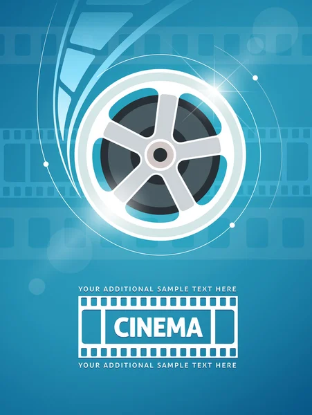 Cinema movie film — Stock Vector