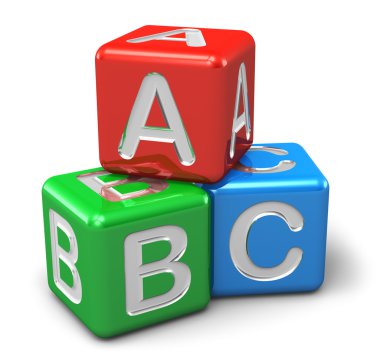 ABC renk küpler