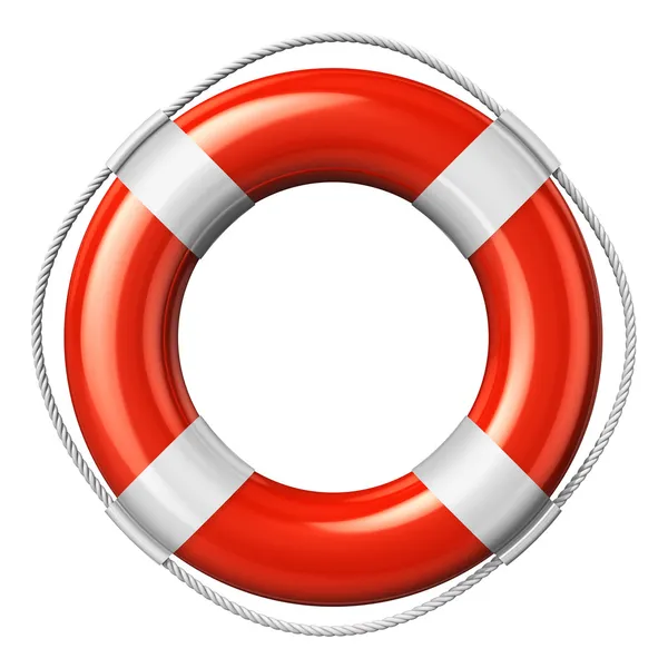 Cinto salva-vidas vermelho — Fotografia de Stock