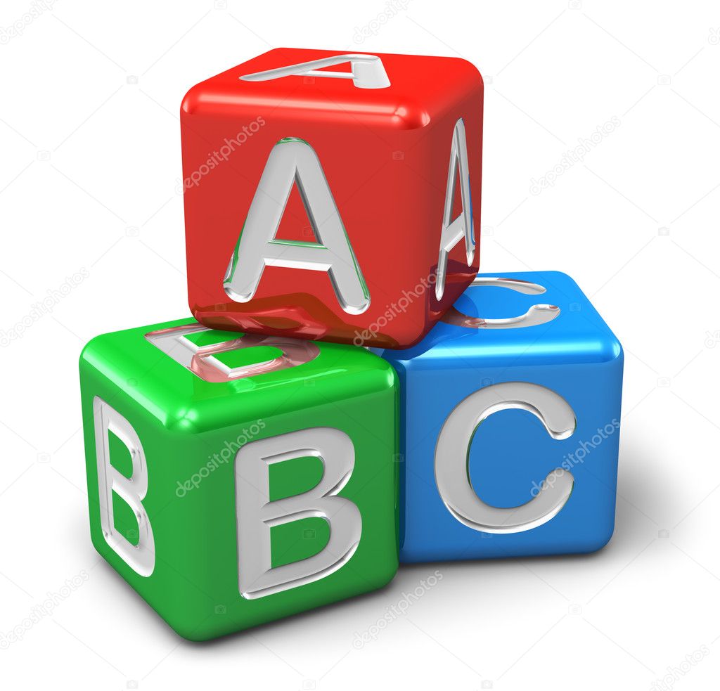 ABC color cubes