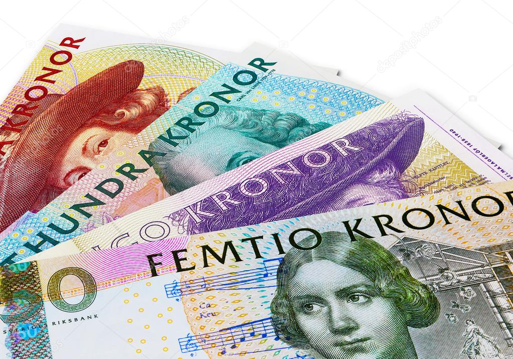 Swedish krona banknotes