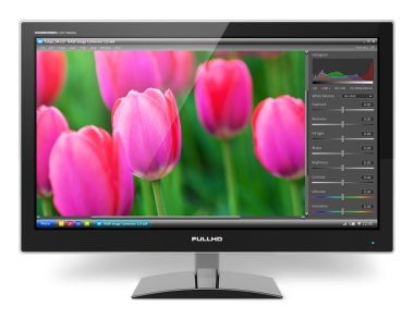 TFT lcd ekran ile fotoğraf düzenleme yazılımı